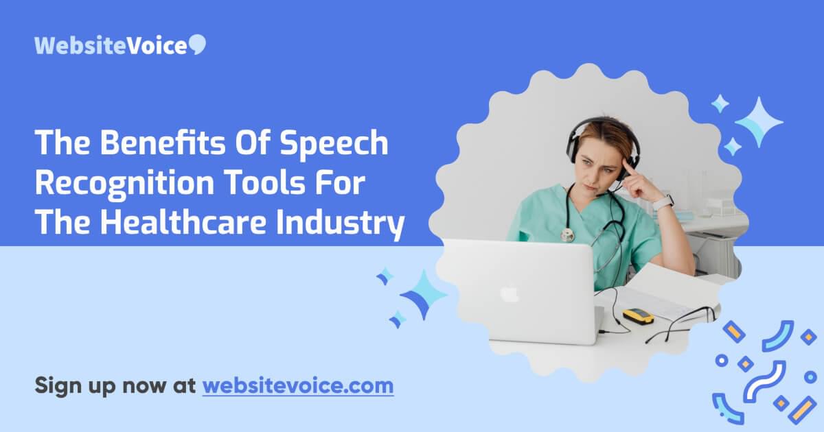 speech recognition definition in healthcare