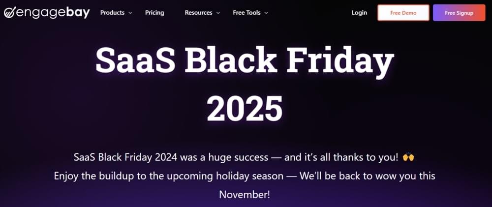 EngageBay Black Friday Sale