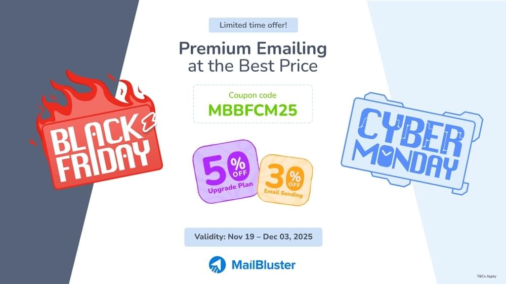MailBluster BFCM Banner