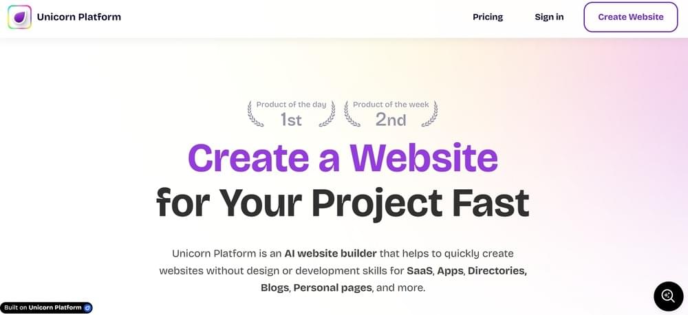 Unicorn Platform Website Unicorn Platform Website