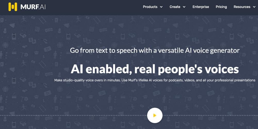 Murf.ai is an AI powered text-to-speech platform which enables users to create realistic, human-like audio 