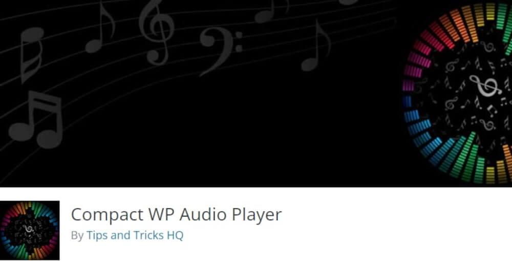 Compact WP audio player