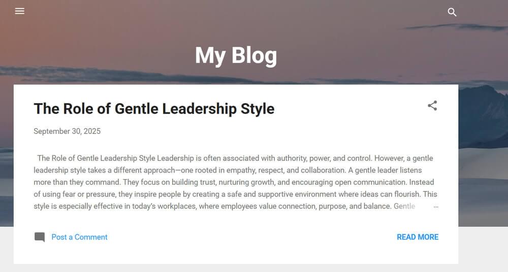 Blogger without TTS  Blogger without TTS