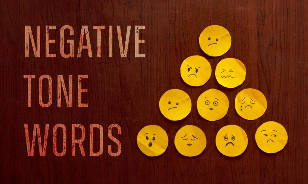 Negative Tone Words