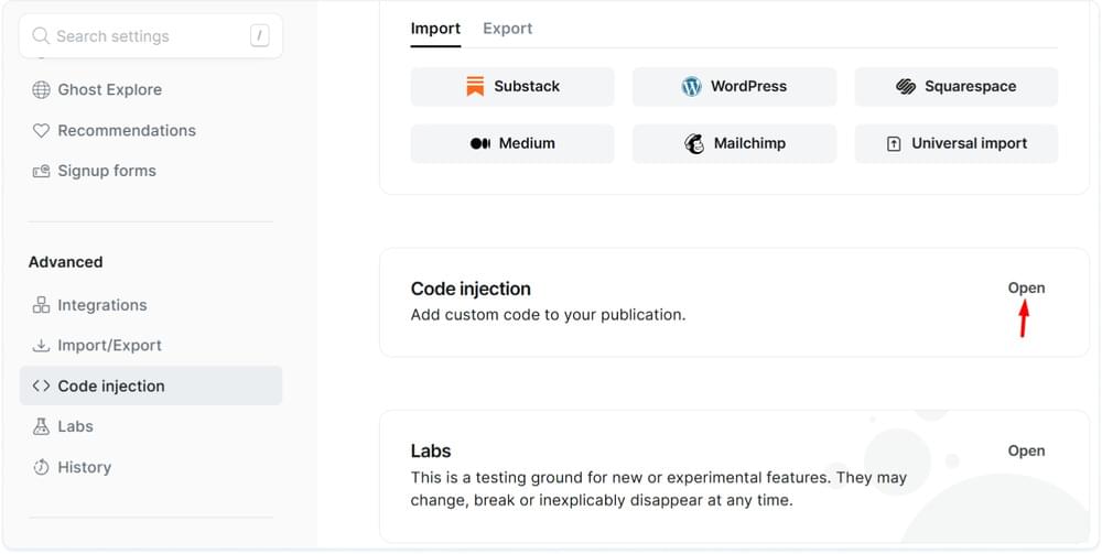 Open Code Injection Open Code Injection