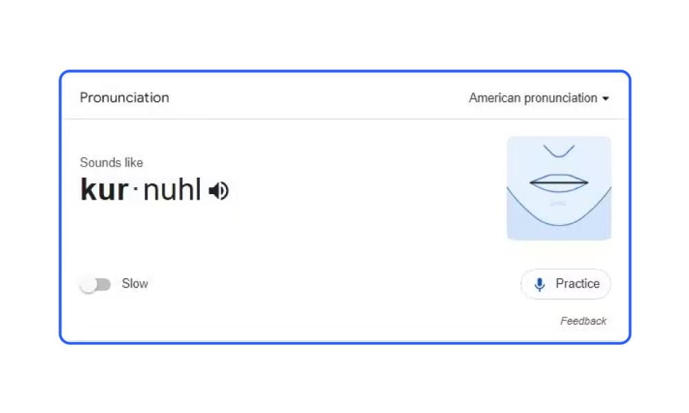 american pronounciation google