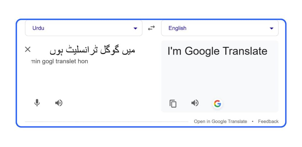 Google translate