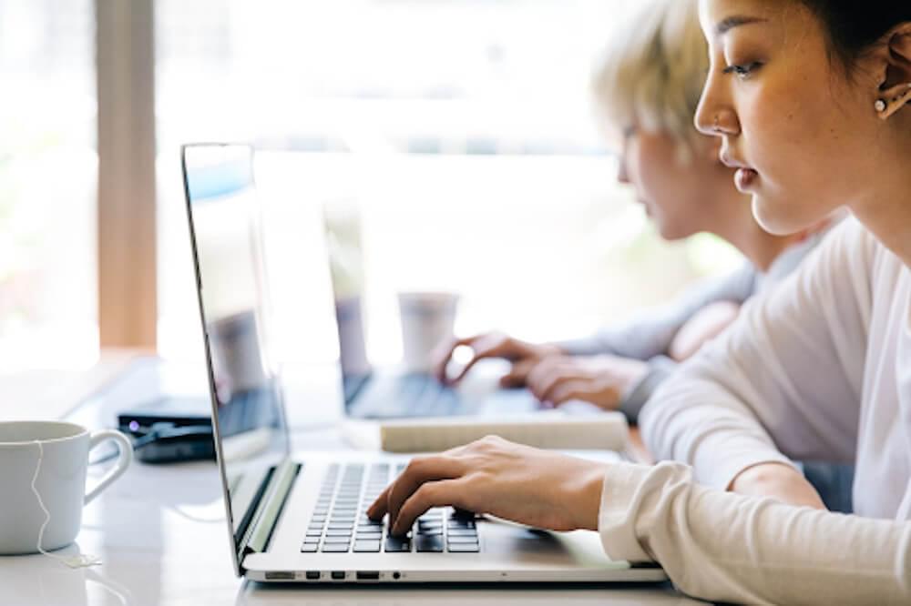 Woman on laptop