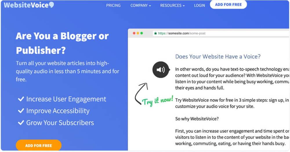 WebsiteVoice Best Speechify Alternative WebsiteVoice Best Speechify Alternative