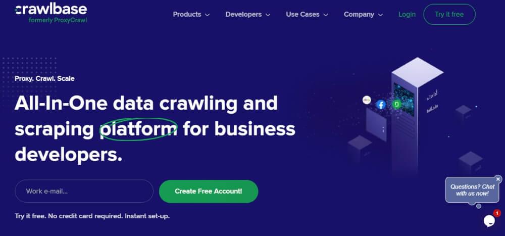 Crawlbase Scraper API allows content marketers to scrape the Search Engine Result Pages