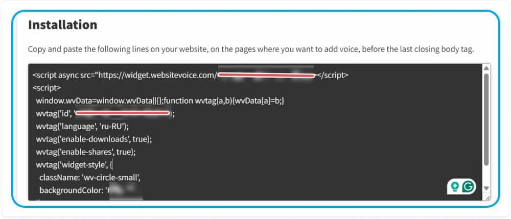WebsiteVoice JavaScript Code WebsiteVoice JavaScript Code